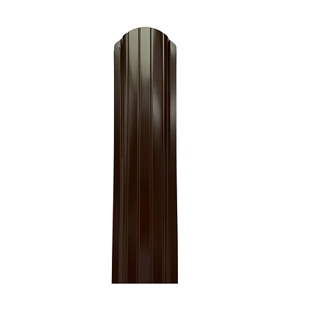 Sipca metalica gard, maro RAL 8017, grosime 0.45 mm, 1500 x 101 mm
